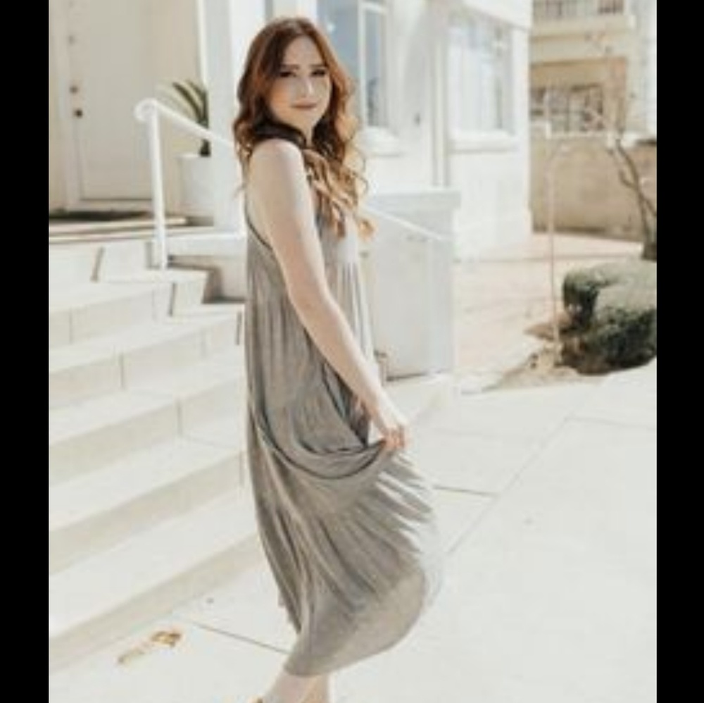 CJLA Spaghetti Strap Stella - Light Grey